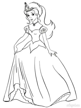 Абалора принцесса Дисней раскраска