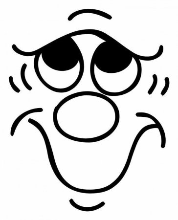 Трафарет рожицы