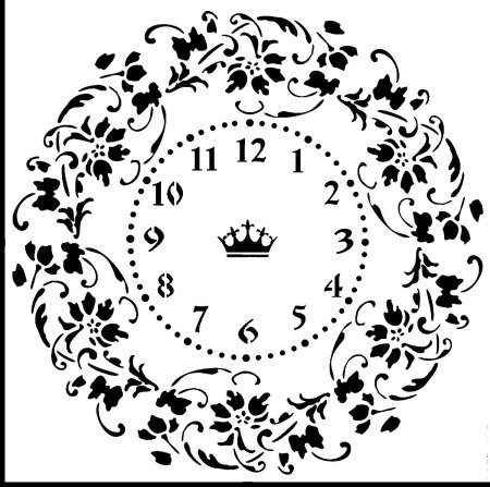 Циферблат без цифр