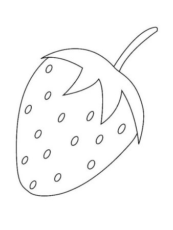 Трафареты овощей и фруктов для вырезания