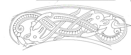 Узоры викингов йеллинг