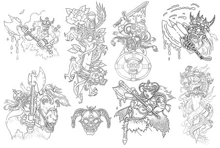 Эскизы для гравировки на металле