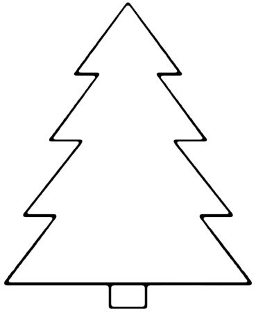 Шаблон елки
