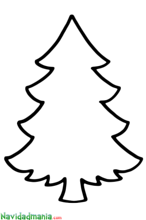 Раскраска елочка Новогодняя