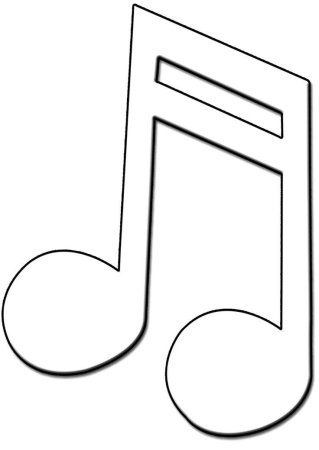 Нотки раскраска