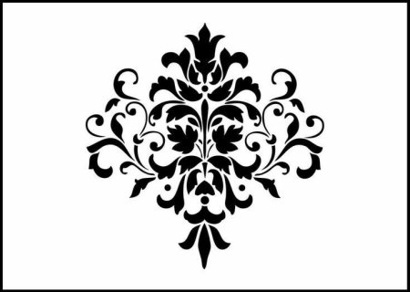 Трафареты бесплатно в Дамасском стиле