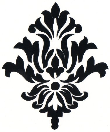 Дамасский трафарет на стены