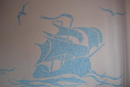 Идеи рисунков жидкими обоями