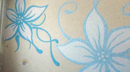 Жидкие обои рисунки на стенах