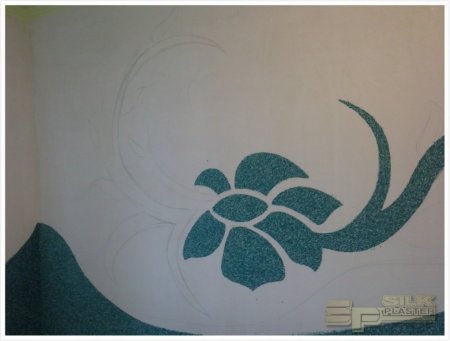 Картины из жидких обоев