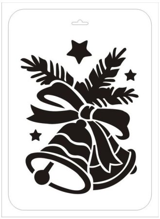 Новогодние трафареты для рисования