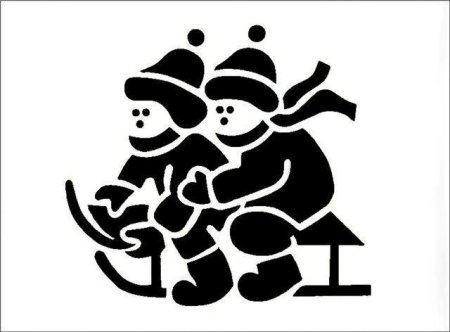 Трафареты для искусственного снега