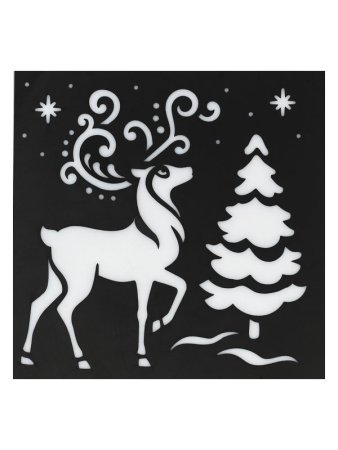Трафарет "олени"