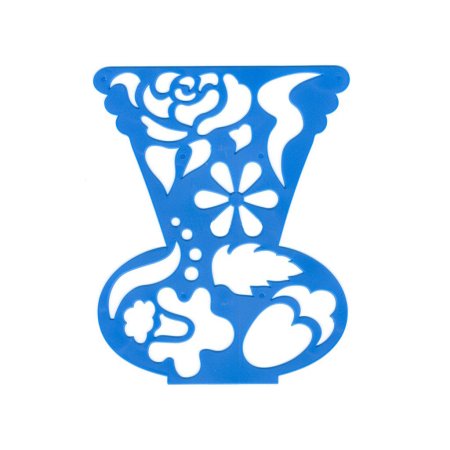 Трафарет вазы для цветов