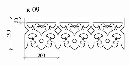 Резной наличник орнамент