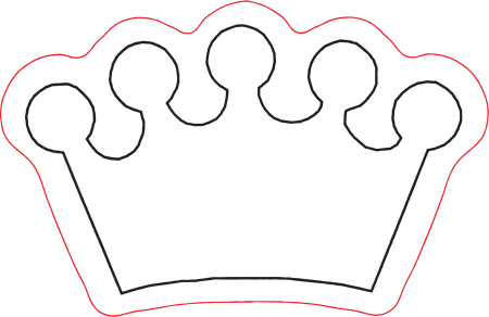 Корона лекало