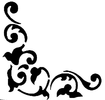 Трафарет узор