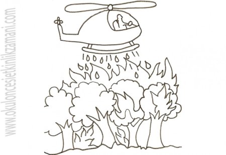 Раскраска пожарная безопасность