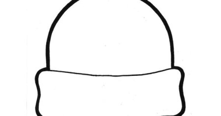 Шапочка раскраска