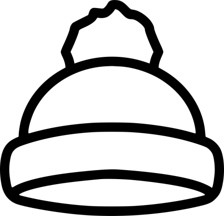 Раскраска шапочка для детей