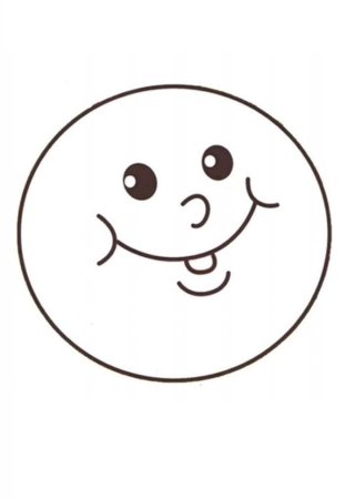 Колобок рисунок карандашом