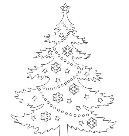 Трафареты на окна новогодние