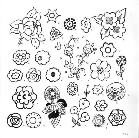 Цветочно-растительные мотивы