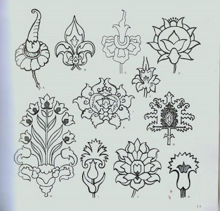 Стилизованные растительные орнаменты