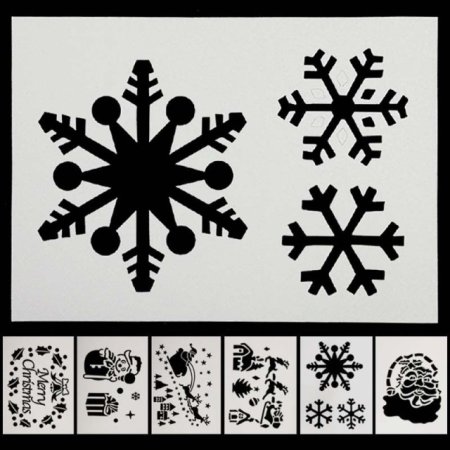 Трафареты для снега спрея