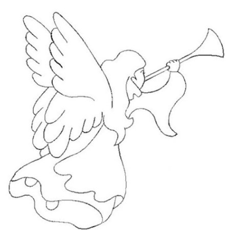 Трафарет "ангелы"