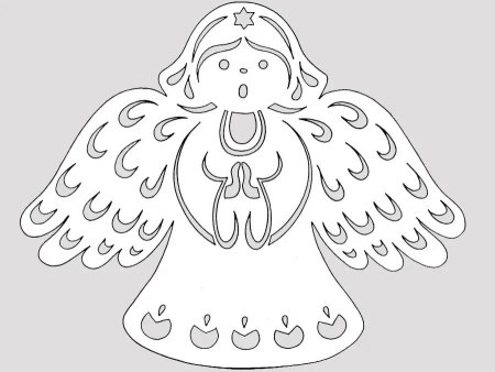 Вытанки Рождественский ангел