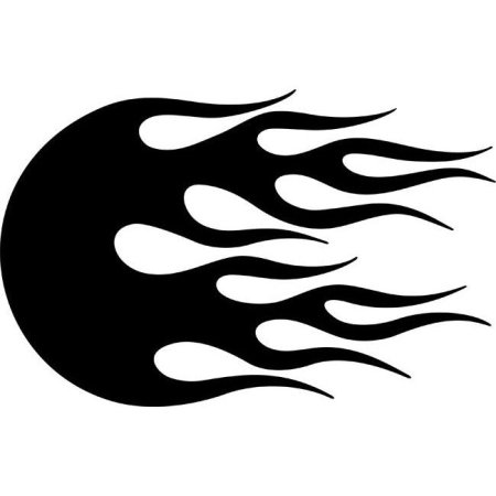 Трафарет огонь для аэрографии