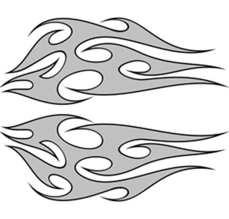 Трафарет огонь для аэрографии