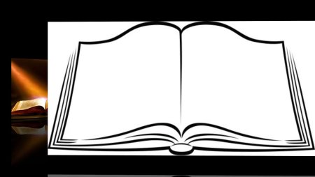 Раскраска книга раскрытая