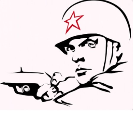 Солдат в каске рисунок