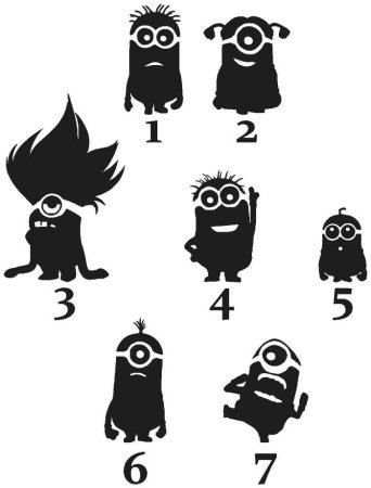 Силуэт миньона