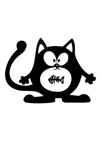 Наклейка - кот