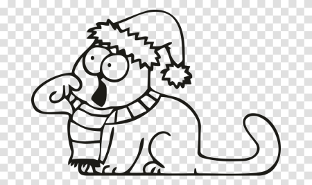 Кот Саймон новый год