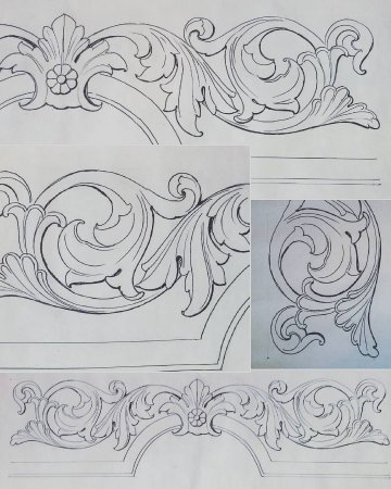 Красивые узоры для резьбы по дереву