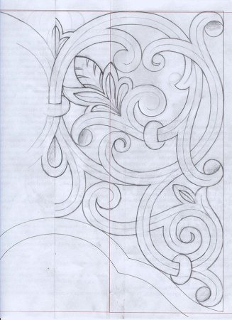 Орнаменты для плоскорельефной резьбы по дереву