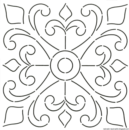 Узоры для росписи плитки