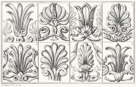 Акант орнамент древней Греции