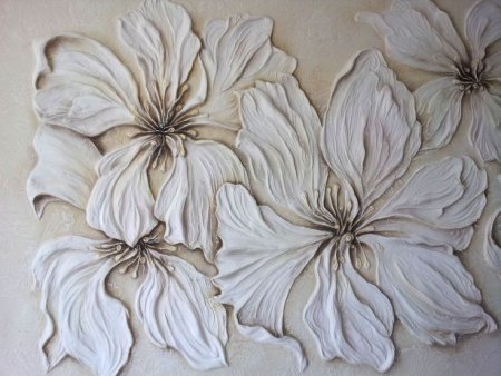 Барельеф клематис