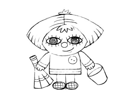 Раскраски Домовой Кузька для детей