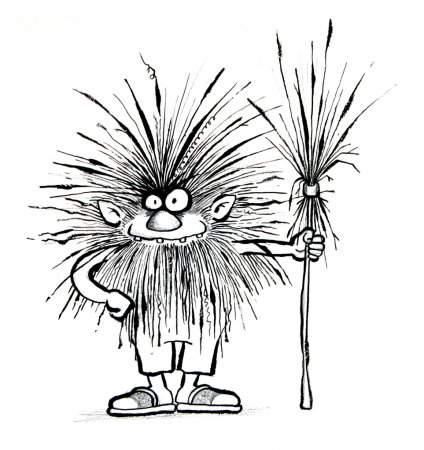 Домовой мультяшный