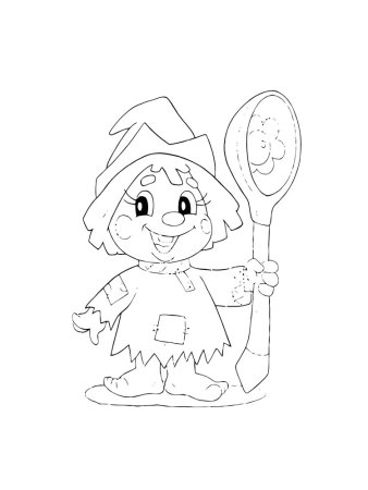 Домовенок Кузька раскраска