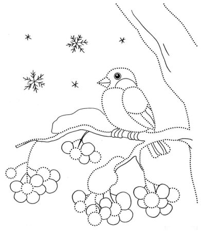 Новогодние пейзажи на окна