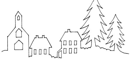 Ель раскраска для детей