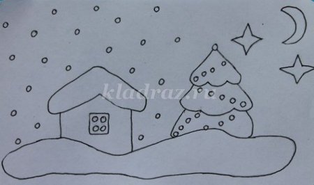 Лес раскраска для детей