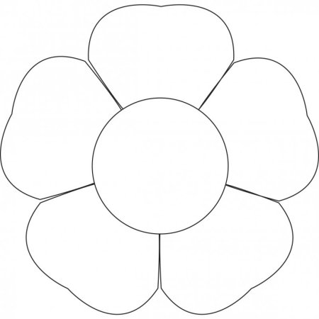 Цветок шаблон